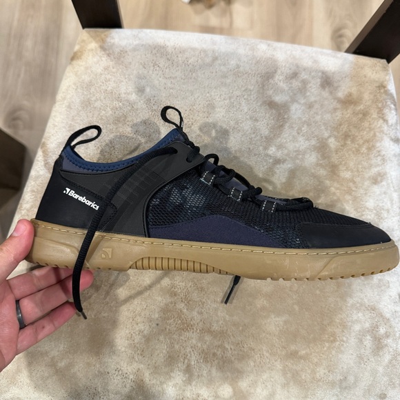 Barebarics Rebel - black and blue camo design Men’s shoe sneaker in a size 11 - Picture 5 of 11